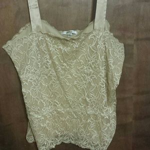 💲✂Gold and lace cami