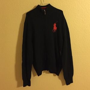 Polo by Ralph Lauren Knit Sweater in Black