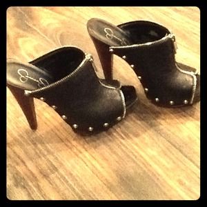 Jessica Simpson zipper platform