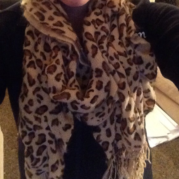 Cheetah scarf