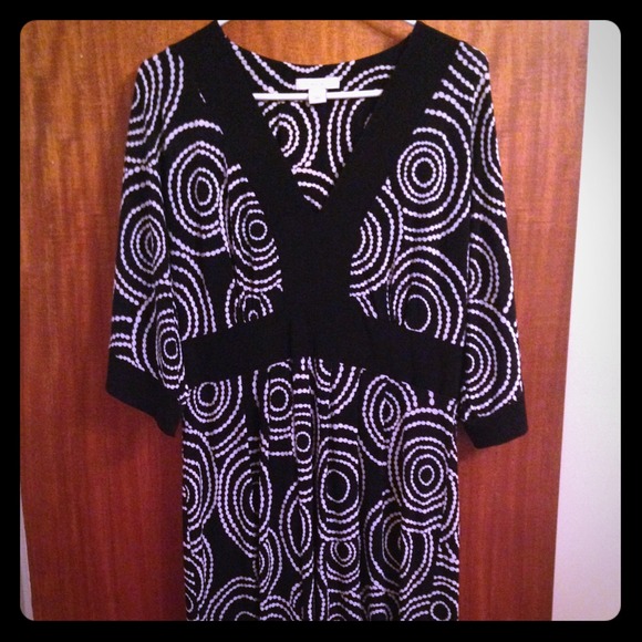 Black and white dress