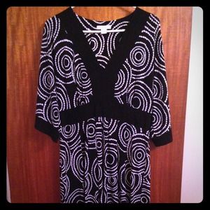 Black and white dress