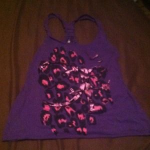 Purple loose tank