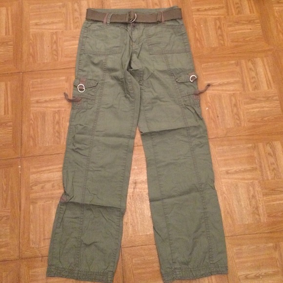 GREEN ARMY PANTS