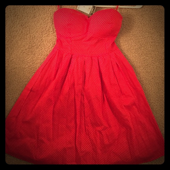 Short little red dress