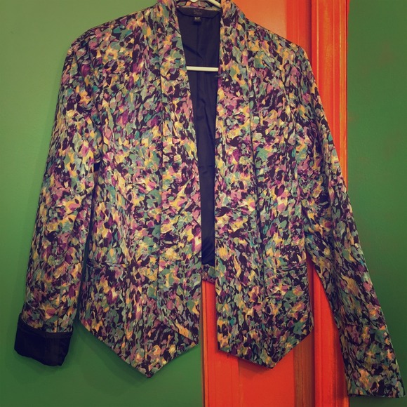 Flower tuxedo vest