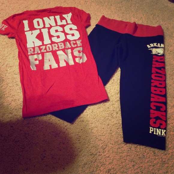 Arkansas Razorbacks (Hogs) Leggings & Shirt