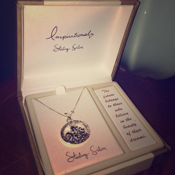 Inspirational necklace NWT sterling silver in box