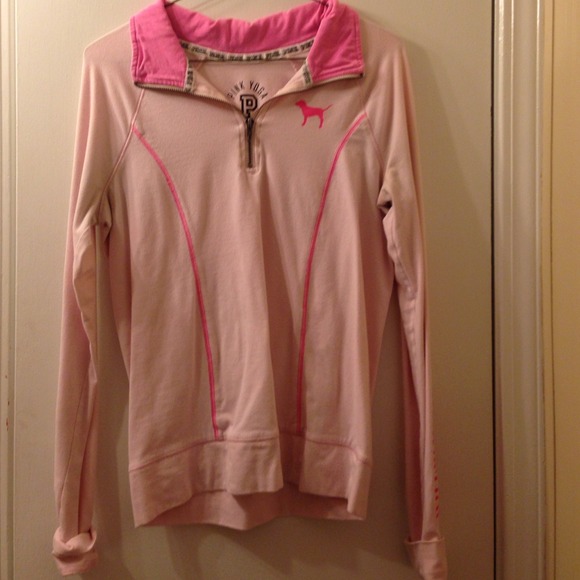Pink Victoria's Secret pullover! Hardly worn!