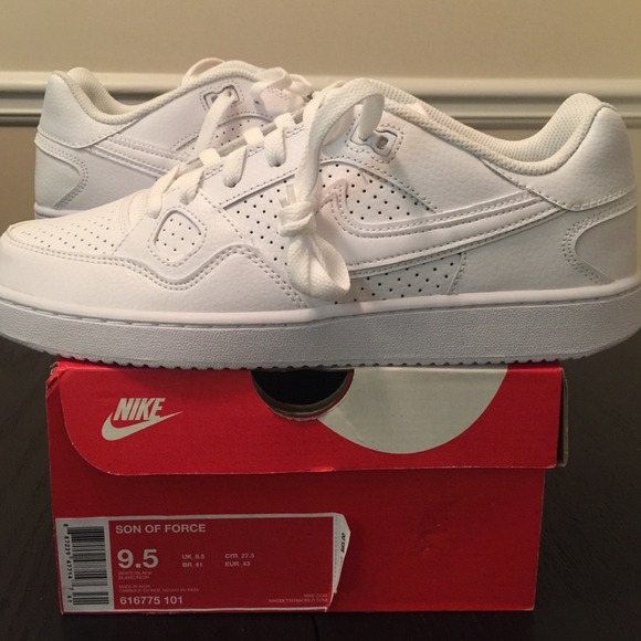 nike son of force women's white