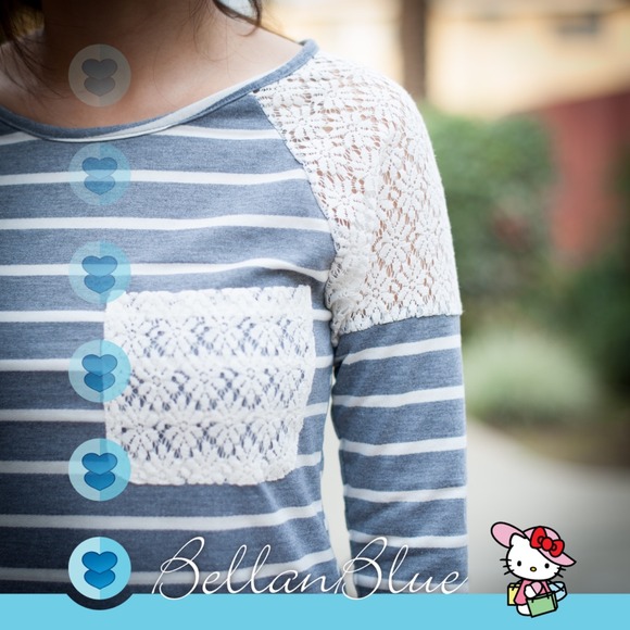 The CHRISSIE embroidered striped dress - GREY - Picture 4 of 4