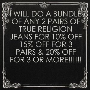 TRUE RELIGION BUNDLE