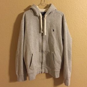 Polo by Ralph Lauren Thermal Zip Hoodie in Grey