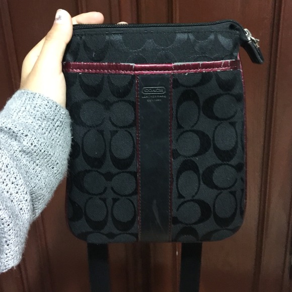 Coach over the shoulder small hand bag