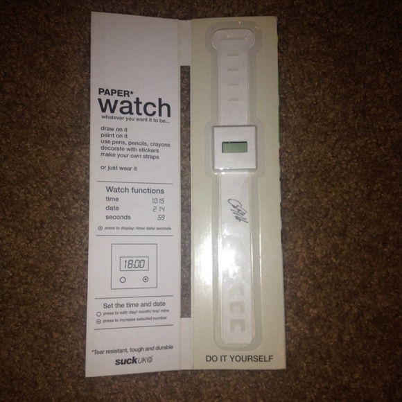 AUTHENTIC PAPER WATCHED SIGNED BY AUSTIN MAHONE