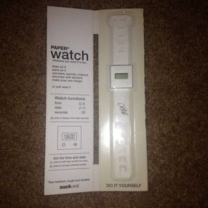 AUTHENTIC PAPER WATCHED SIGNED BY AUSTIN MAHONE