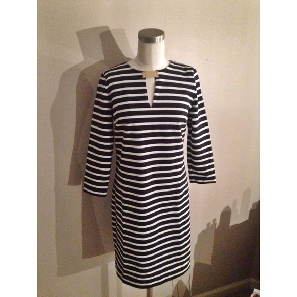 MICHAEL KORS nautical stripe dress