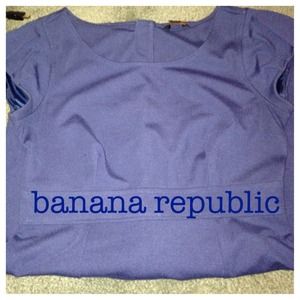 Blue banana republic shift dress