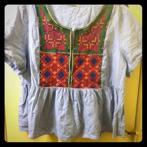 Cute American Eagle peplum crop top!