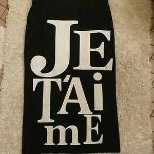 French wording skirt