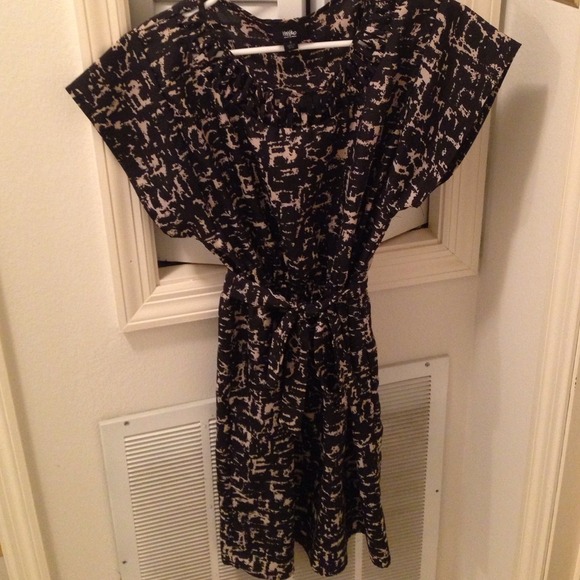 Black and Tan casual work dress