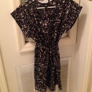 Black and Tan casual work dress