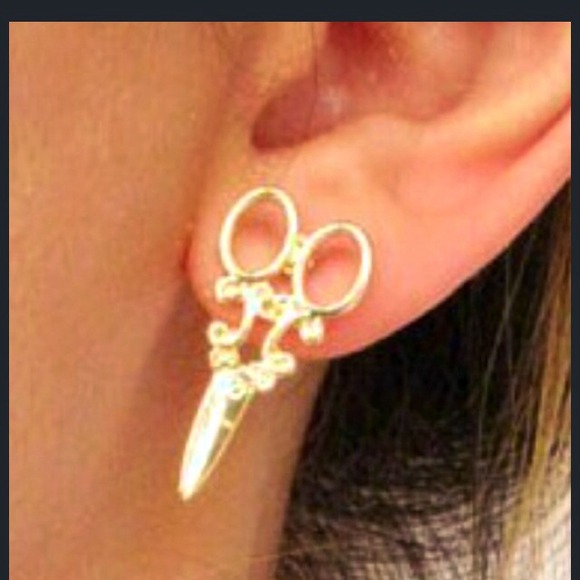 Jewelry - Brand new super cute shears earrings