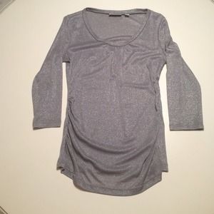New York & Company M silver shirt