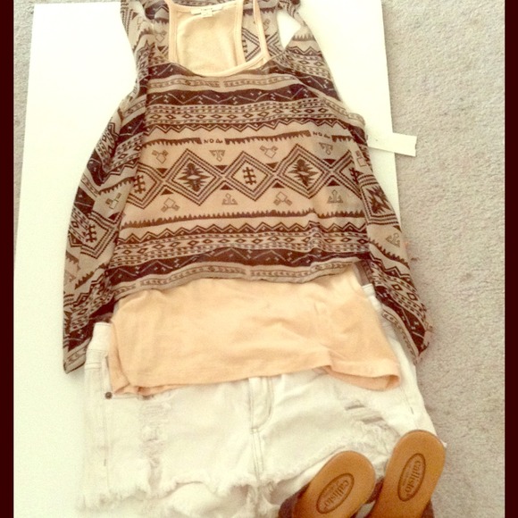 SOLD! DO NOT BUY Tribal top with attached tank