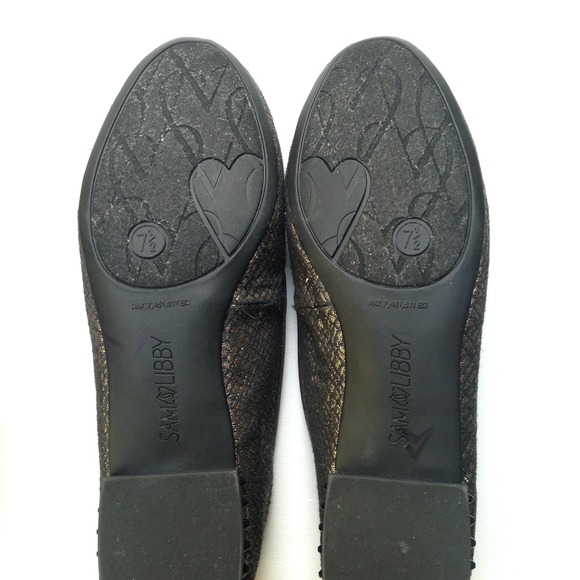 Metallic Loafer Flats - Picture 2 of 4