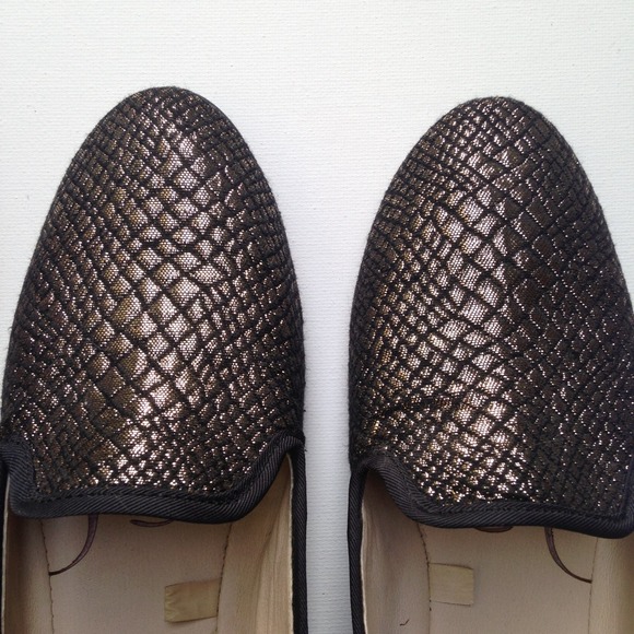Metallic Loafer Flats - Picture 3 of 4