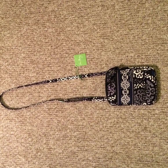 Vera Bradley Mini Hipster in Canterberry Cobalt.