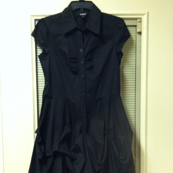 BEAUTIFUL BRAND NEW A. BYER BLACK DRESS!! - Picture 1 of 4