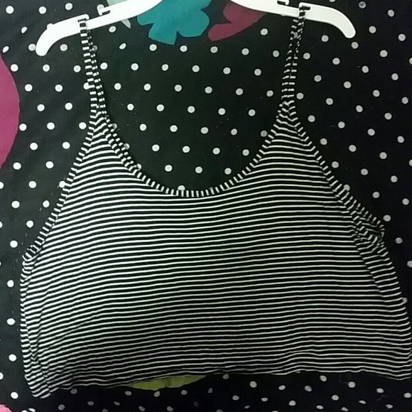 Black & White stripped crop top