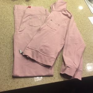 Pink sweat suit