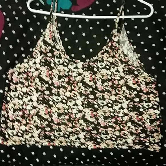 Floral crop top