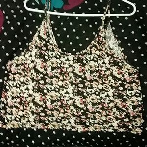 Floral crop top