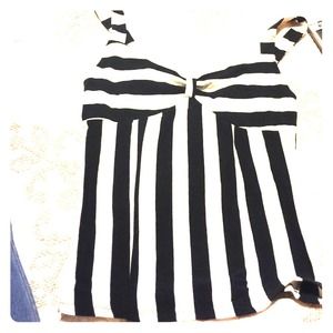 Black and Tan stripe top