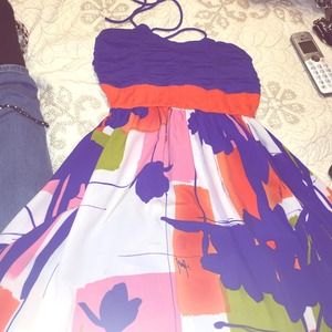 colorful summer dress