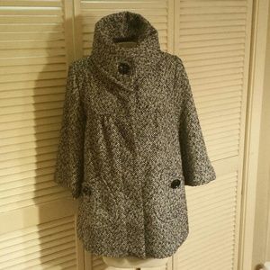 Trendy tweed herringbone coat-on hold for AGL