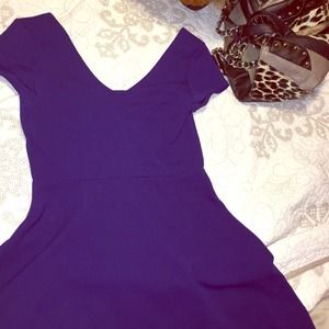blue dress