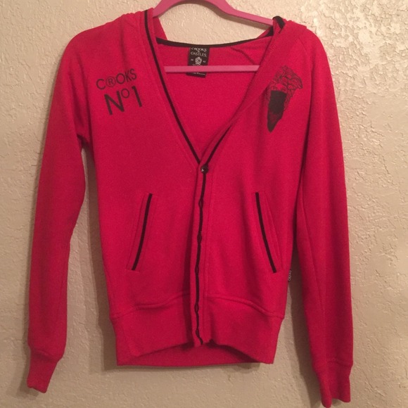 Red crooks & castles sweater
