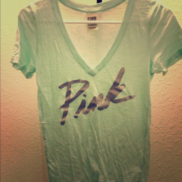 Victoria's Secret Mint Green V-neck