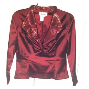 Stunning  sequined  top-perfect for the holidays!