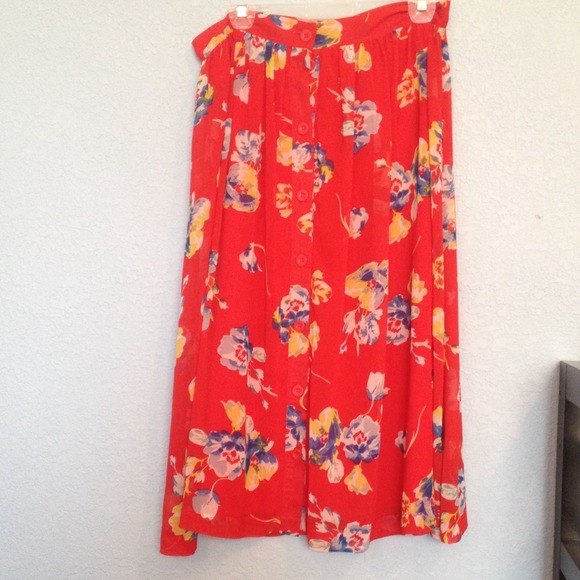 Forever 21 floral skirt