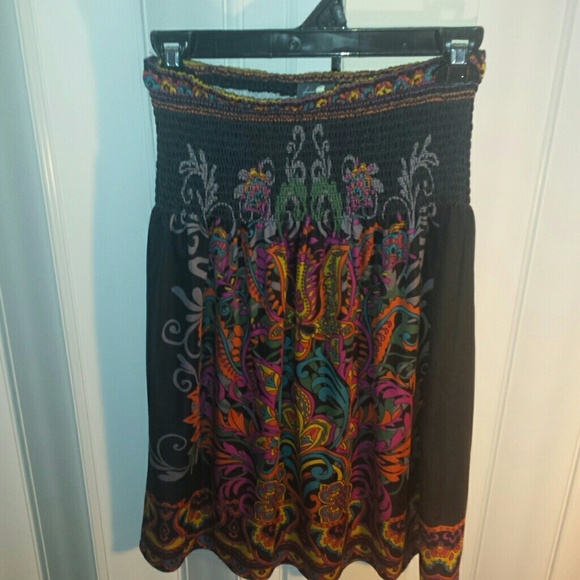 Strapless summer dress