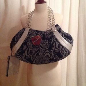Navy/Silver Handbag