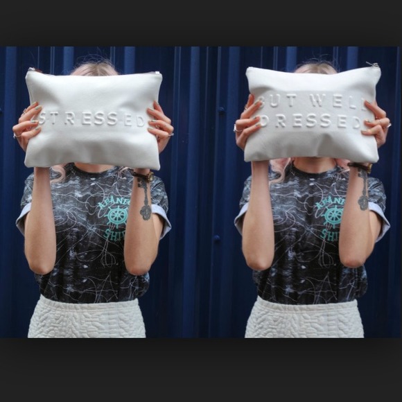 Stressed but Well Dressed. Zara Clutch - Picture 2 of 7