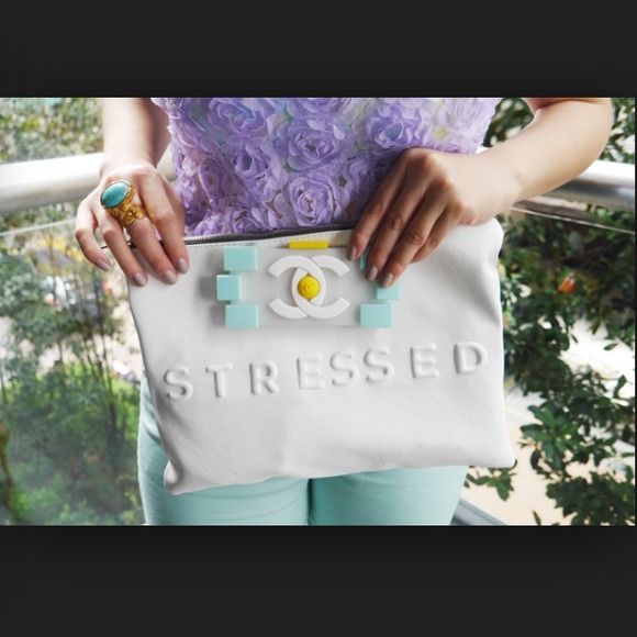 Stressed but Well Dressed. Zara Clutch - Picture 3 of 7