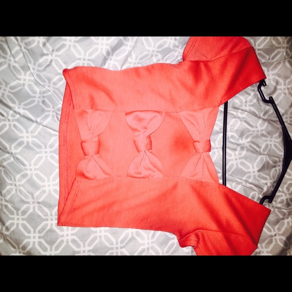 Orange blush crop top - Picture 1 of 4